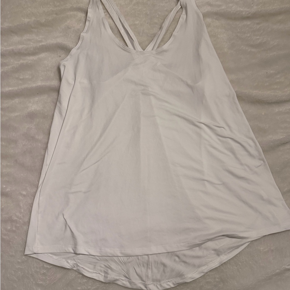 Athleta White Racerback Tank Top – Women’s Medium